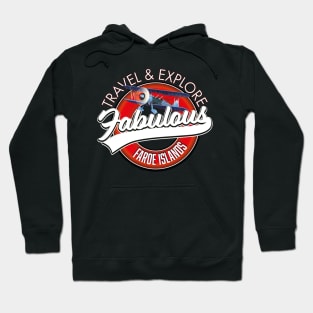 travel explore fabulous Faroe Islands logo Hoodie